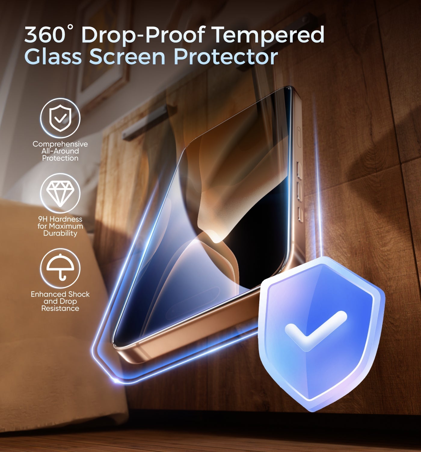 Upgraded Screen Protector - Automatic Dust Free Eco-Friendly Protection