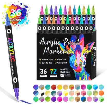 🔥Last Day Promotion 49% OFF🎨Double-Ended Art Markers for Professionals & Beginners!