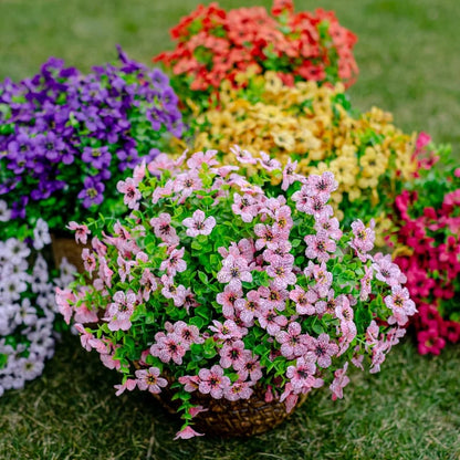 🔥Spring limited time sale-Buy 3 Save 20%💐Artificial Flowers for Outdoors-Violet pattern