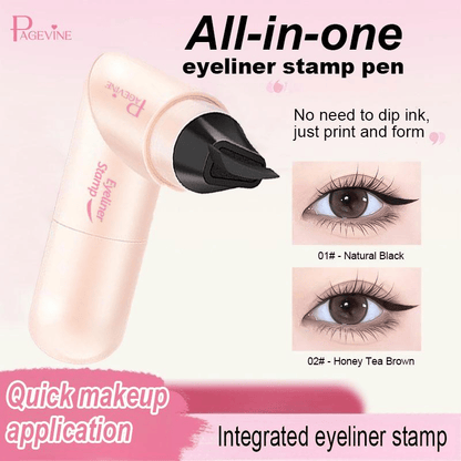 Buy 1  Get 1 Free⚡ 50K+ SOLD - Perfect Wing Stamp & Go - Easy Eyeliner Tool