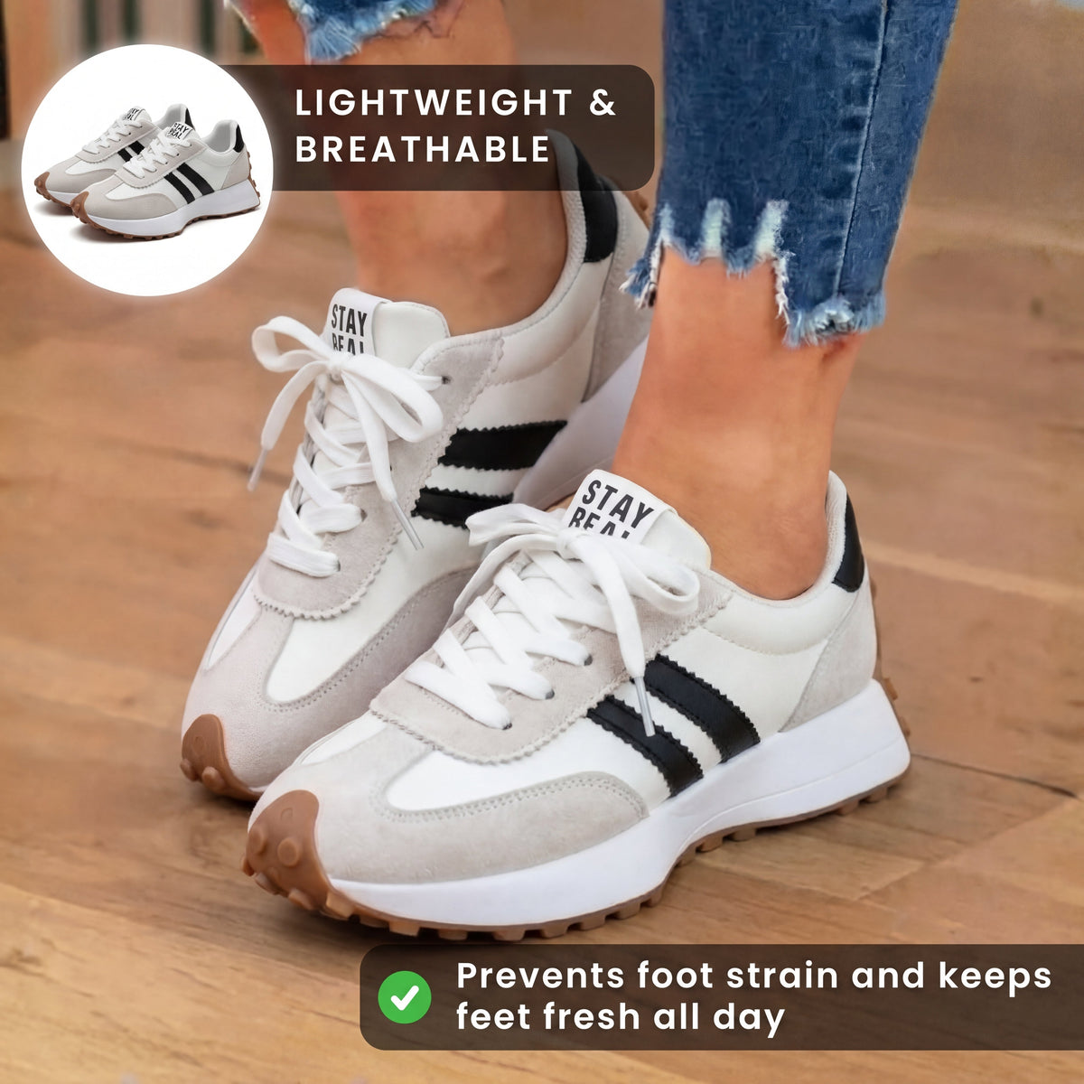 Classic  sneakers with a timeless style