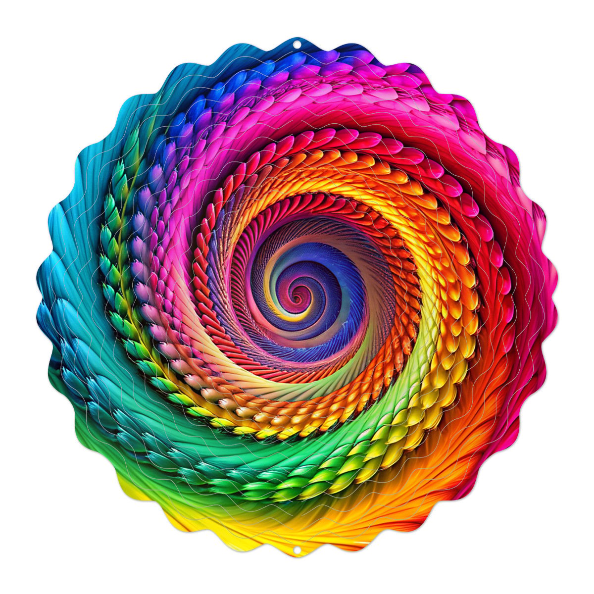 Hanging wind spinners for indoor and outdoor use