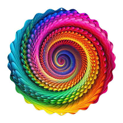 Hanging wind spinners for indoor and outdoor use