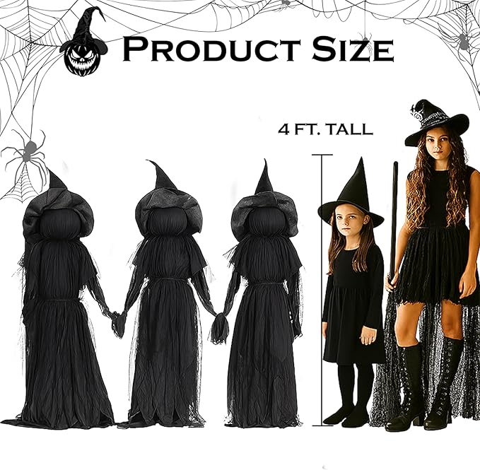 🔥Halloween Pre Sale 49% OFF-🧙‍♀️Lighted Halloween Witch Stakes