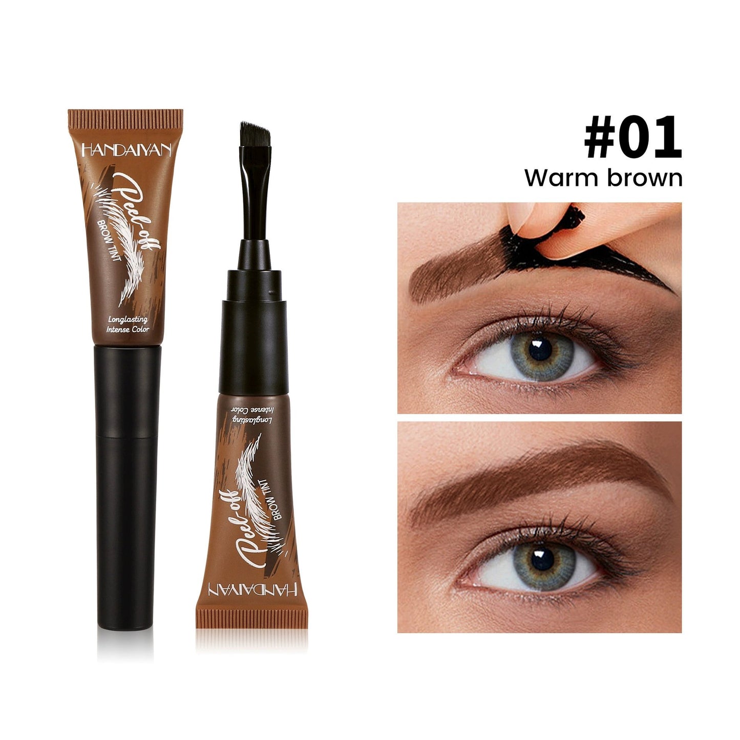 🌓Last Day 49% OFF-5-Color Tear-Off Brow Tint – Waterproof, Long-Lasting Pigment for Precise & Wild Brows, Easy-to-Use
