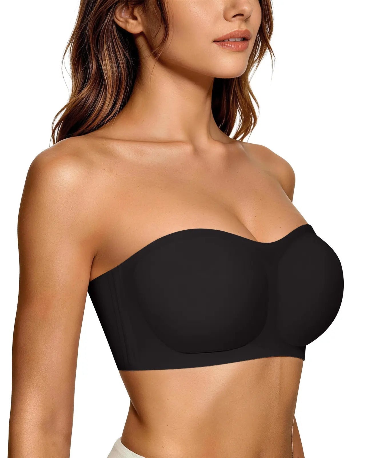 Strapless Non Slip Bandeau Jelly Bra