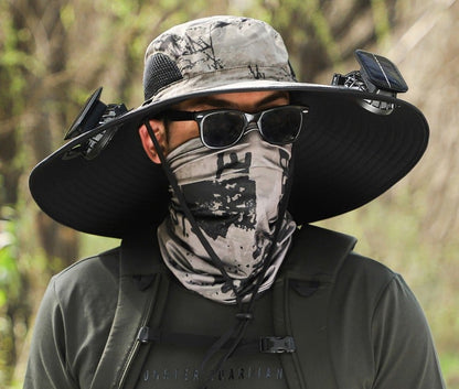 🔥Father's Day Sale 49% OFF - 2025 New Solar Fan Outdoor Fishing Hat