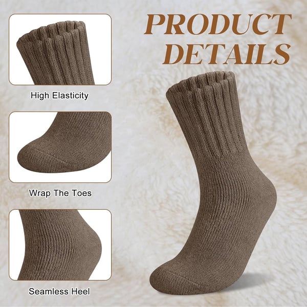 🔥(5 Pairs)Complete Your Comfort: Pair Your New Boots with the Cosiest Winter Socks!