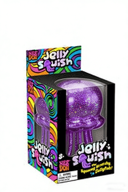 🐙✨🐣EASTER SALE 49% OFF! ✨ Cute Glitter Jellyfish Squishy, Easter Basket Stuffer for Kids