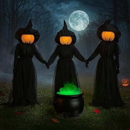 🔥Halloween Pre Sale 49% OFF-🧙‍♀️Lighted Halloween Witch Stakes