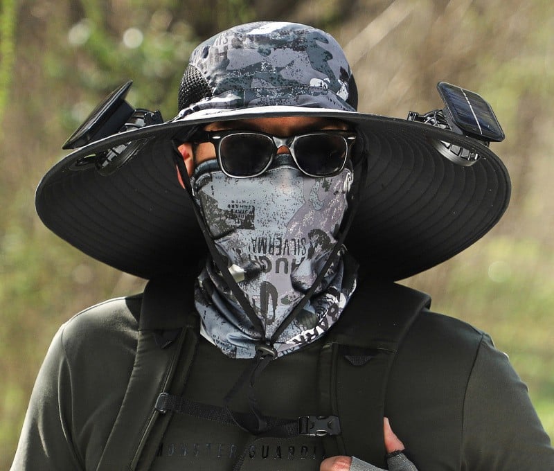 🔥Father's Day Sale 49% OFF - 2025 New Solar Fan Outdoor Fishing Hat