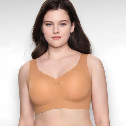 🎉Plus Size Wireless Jelly Bra -Seamless Full Coverage T-Shirt Bra