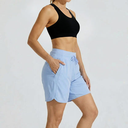 🌓Last Day 49% OFF⏰Hot Sale Women's Active Athletic Long Running High Wasistband Shorts