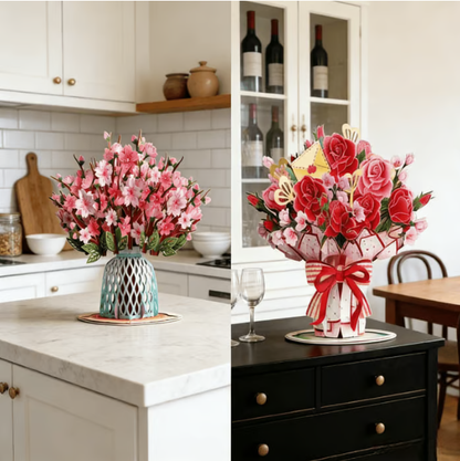 🏆85K+ SOLD! 🌼💌 Forever-Blooming 3D Flower Pop-Up Card– Personalized Love Message & Everlasting Bloom 🎁