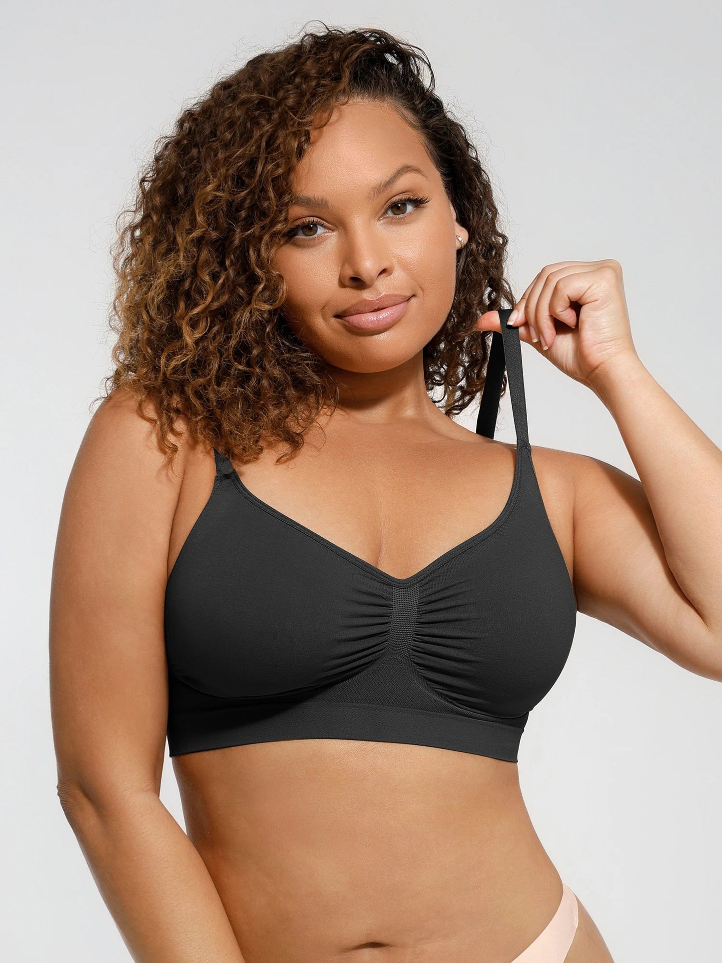 Feelingirl Everyday Wireless Bra Unlined Soft Bra