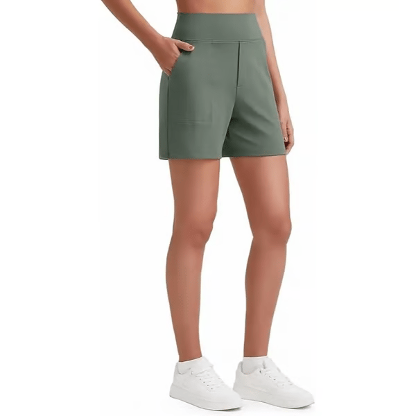 🌓Last Day 49% OFF-High Waisted Yoga Bermuda Shorts | Women Casual Activewear