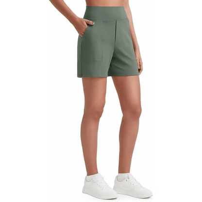 🌓Last Day 49% OFF-High Waisted Yoga Bermuda Shorts | Women Casual Activewear