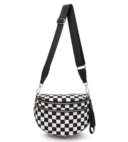 🔥Flash Sale - 49% OFF  Checkered Bum Bag