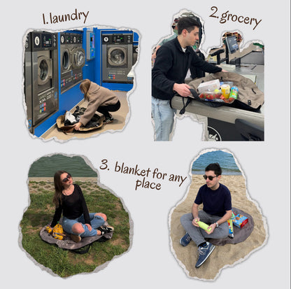 From Blanket to Bag in Seconds Pack Everything in One Pull