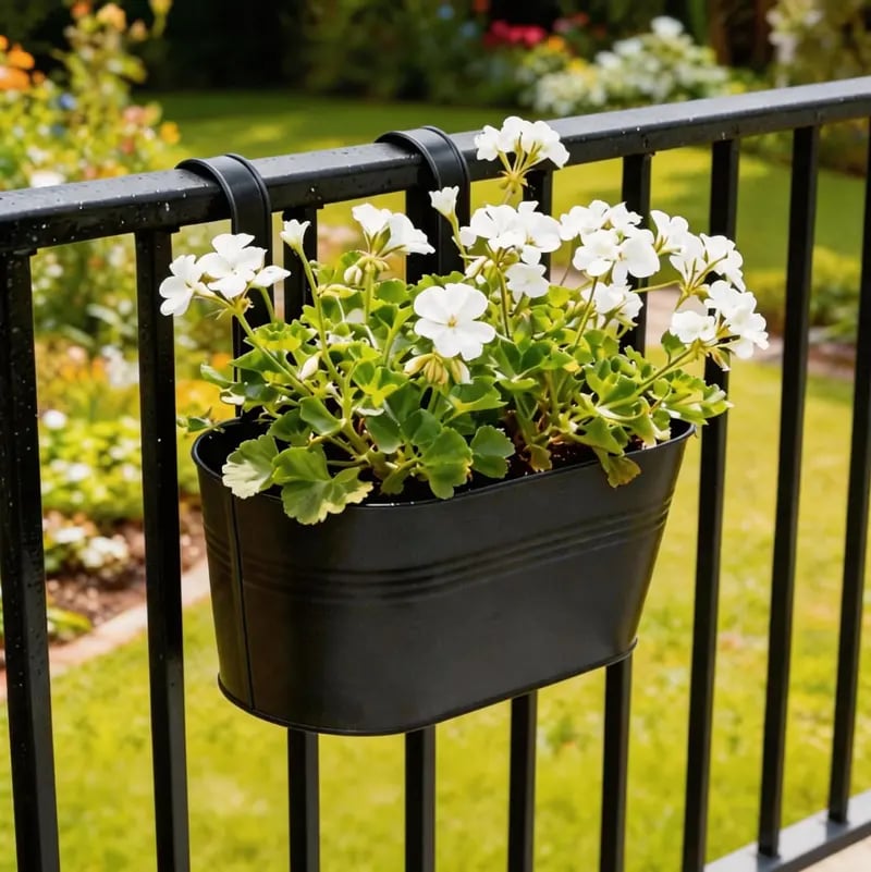 🌿 Verdant Metal Hanging Planter