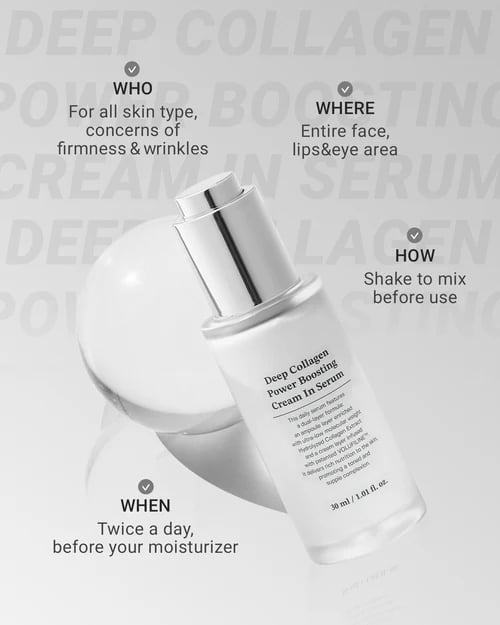 🏆 #1 Bestselling🏆--Glazed Skin Collagen Duo | Heavy Cream + Volufiline Serum, Full, Smooth and Glowing Skin✨