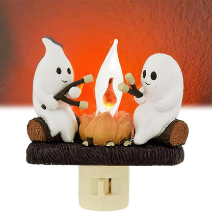 Halloween Ghost Campfire Nightlight