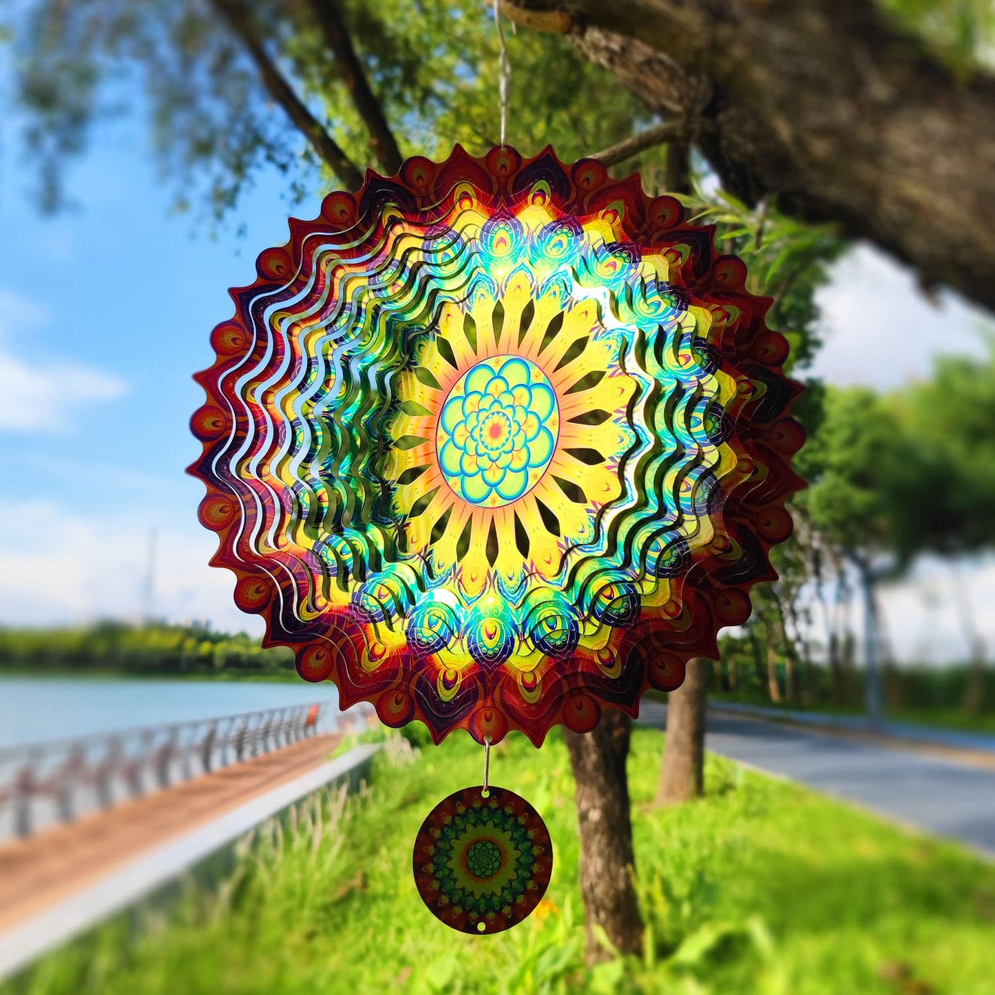 Stainless Steel Wind Spinner - Stunning 3D Effect-🔥🔥Buy 2 items and save 10% off