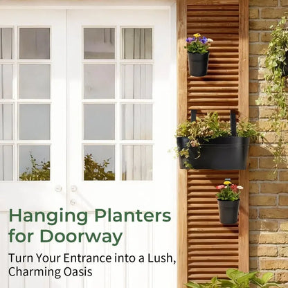 🌿 Verdant Metal Hanging Planter