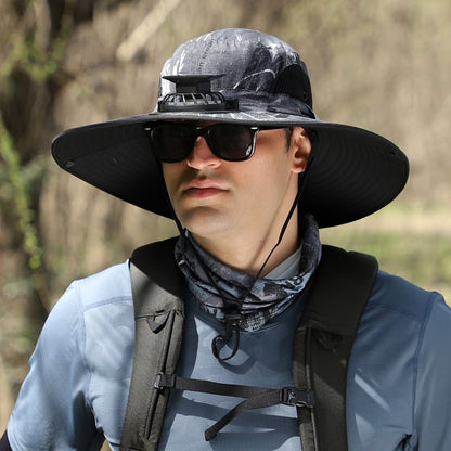 🔥Father's Day Sale 49% OFF - 2025 New Solar Fan Outdoor Fishing Hat