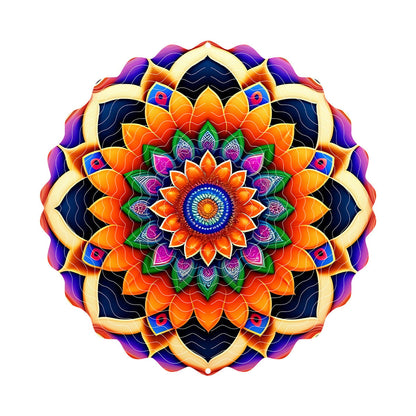 Hanging wind spinners for indoor and outdoor use