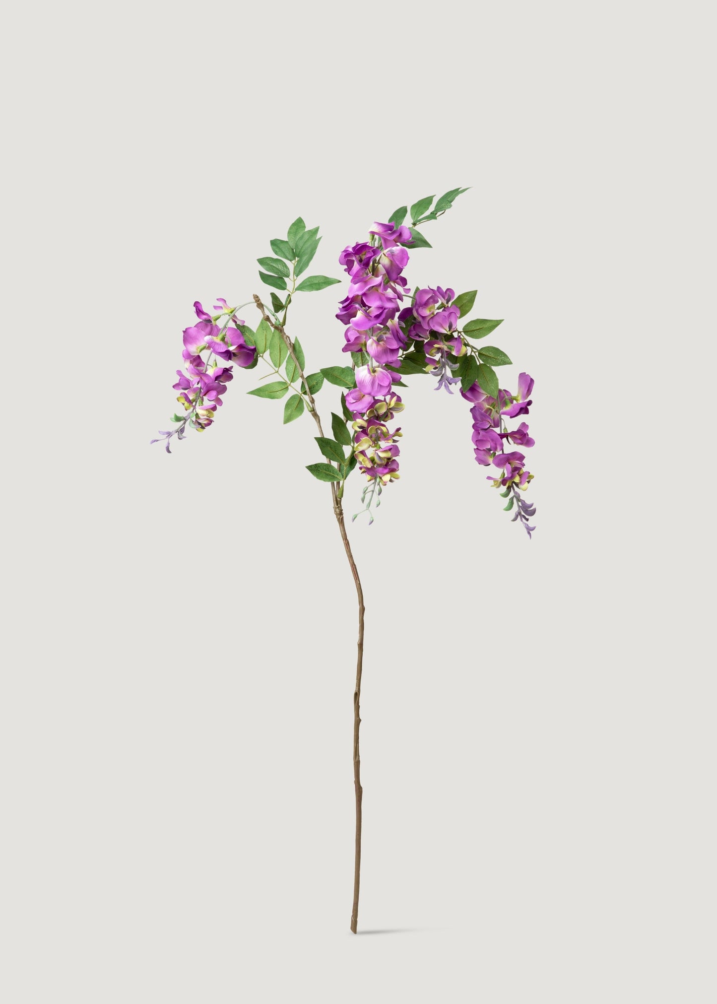 Purple Fake UV Treated Indoor/Outdoor Wisteria Branch - 36"