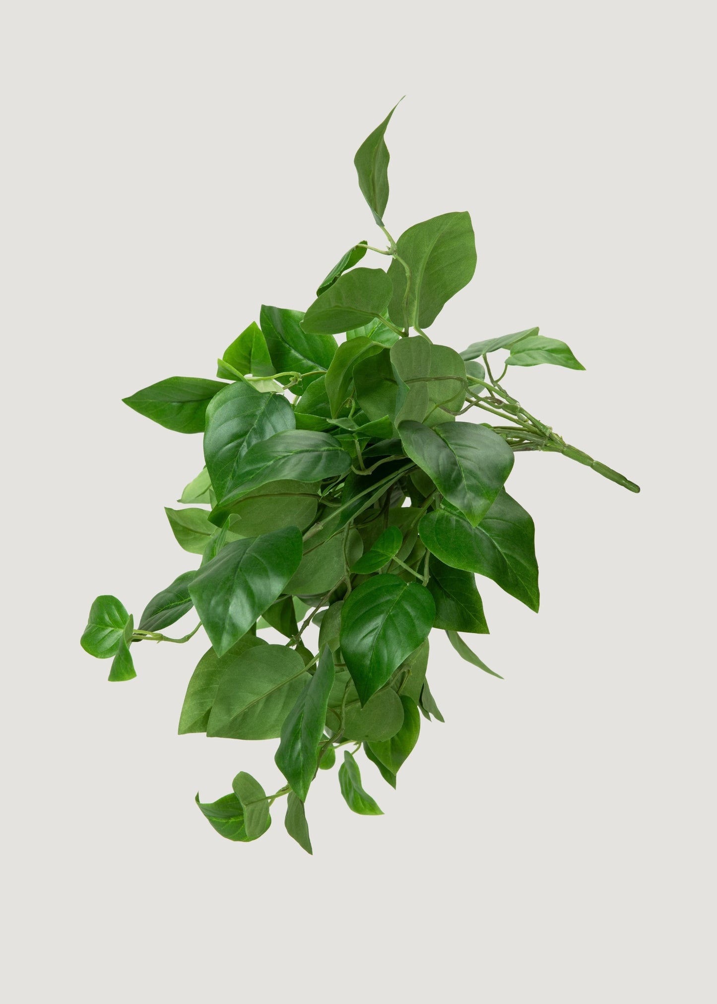 UV Treated Fake Indoor/Outdoor Hanging Philodendron Plant - 16"