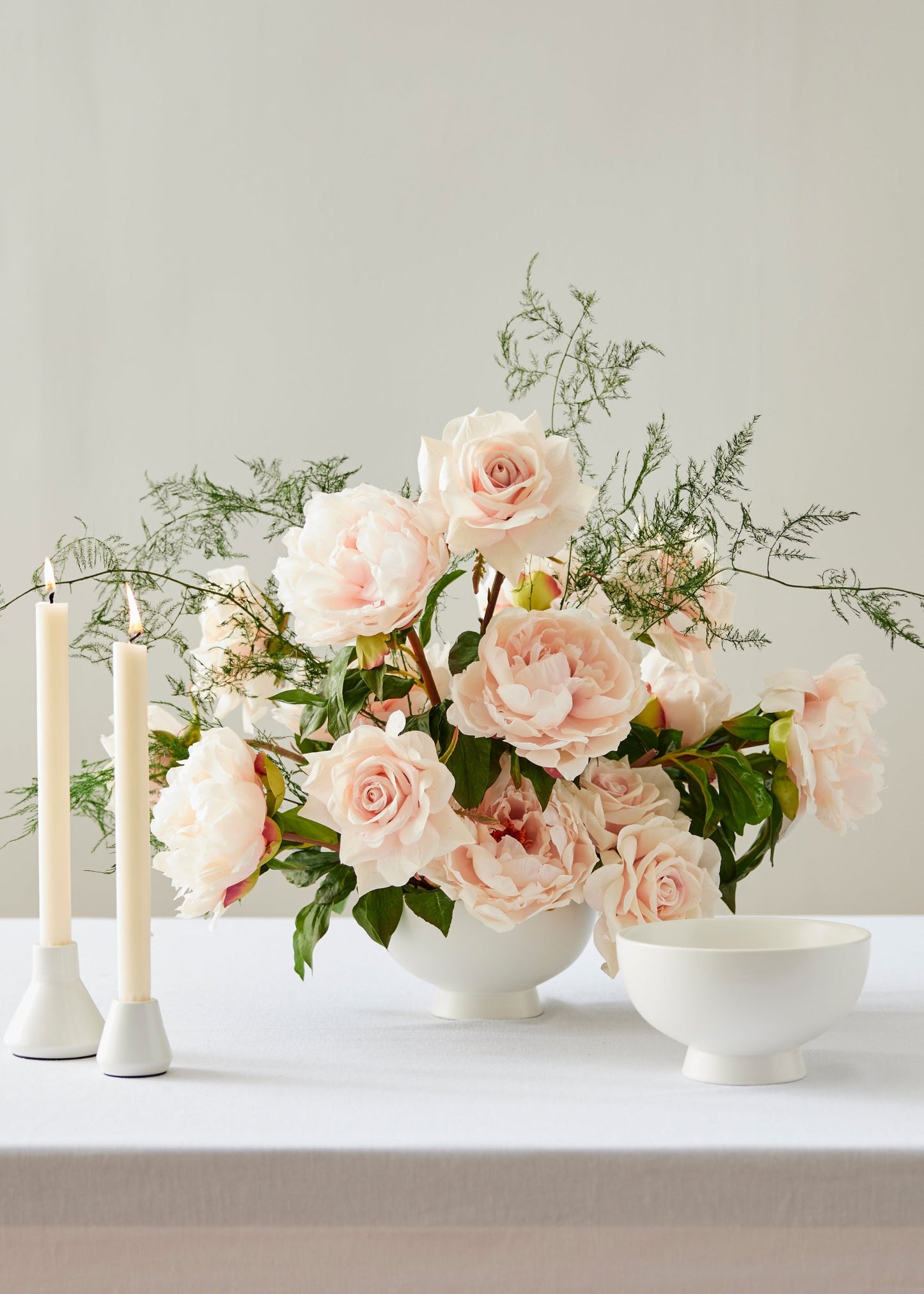 Real Touch Kunstblumen, Blush Peony – 27 Zoll