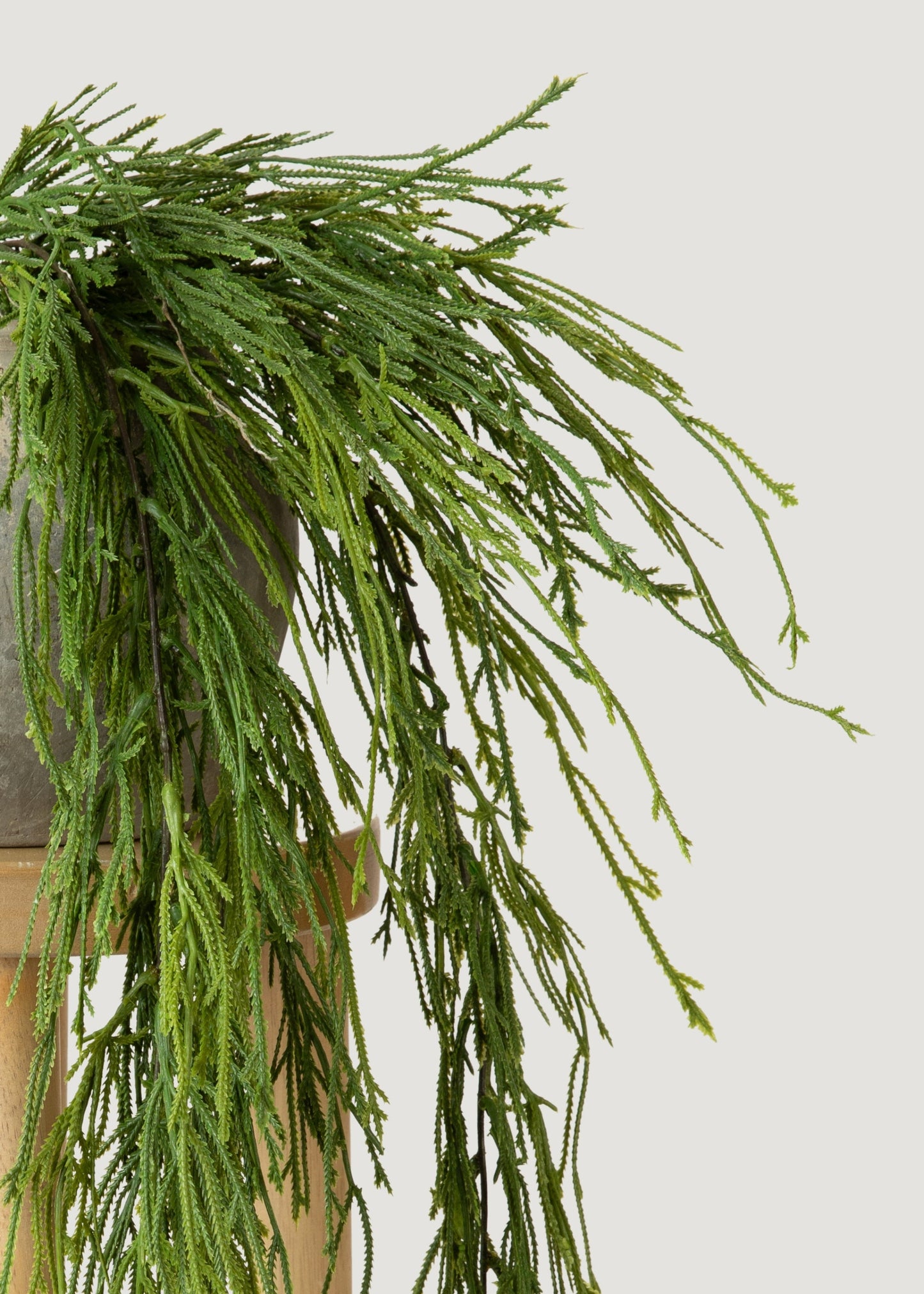 UV Treated Indoor/Outdoor Fake Hanging Moss Fern Plant - 38.5"