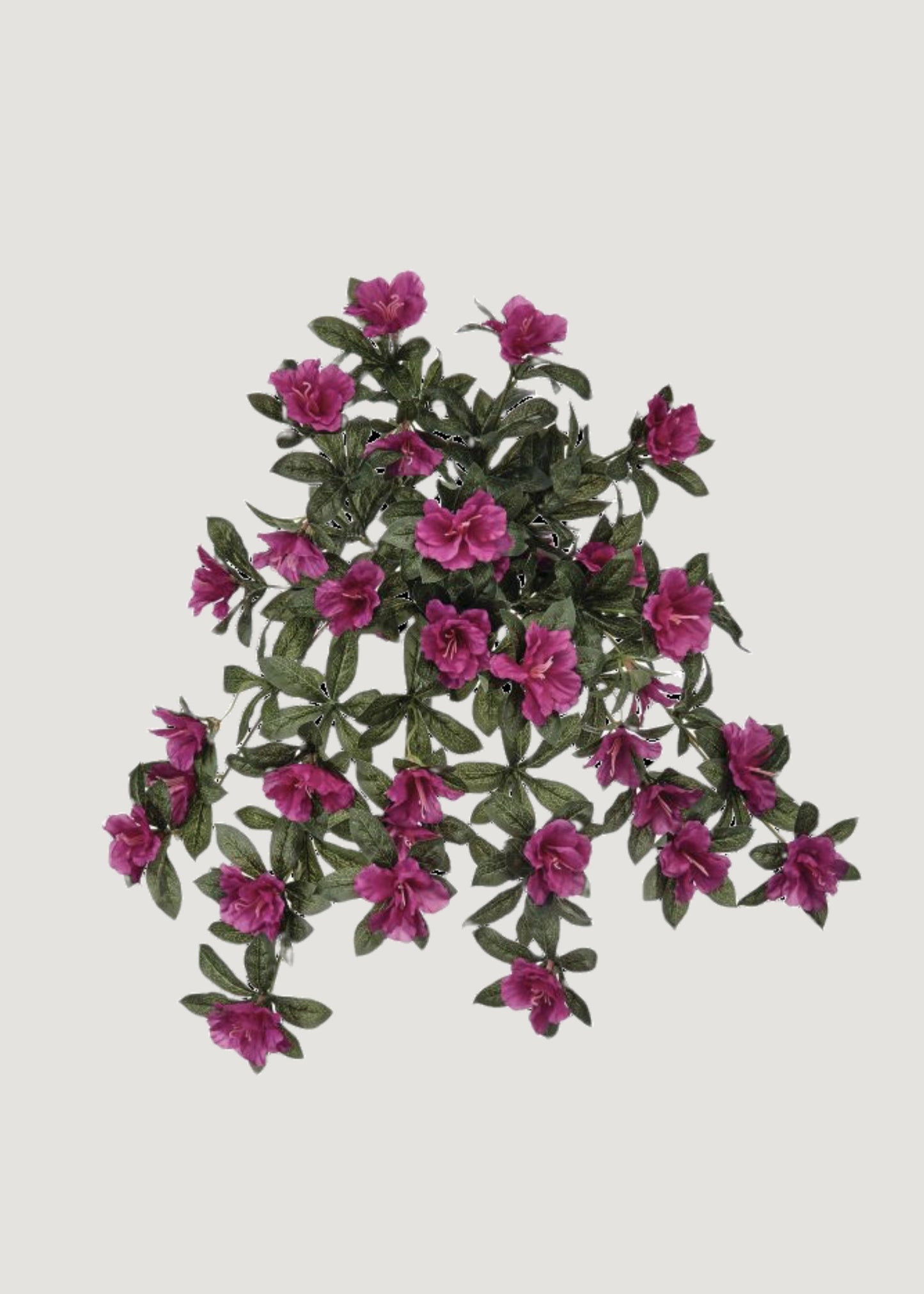 UV Treated Indoor/Outdoor Fake Azalea Hanging Bush - 24"