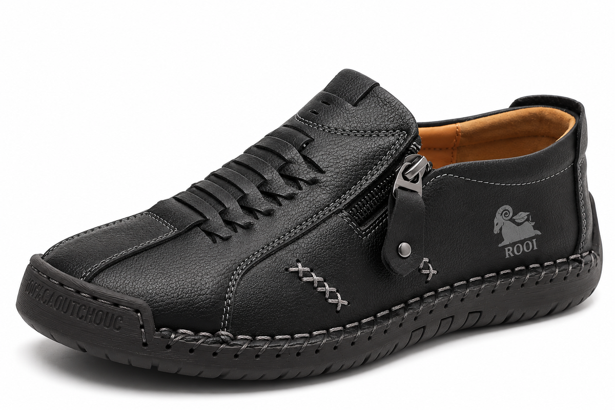 Last day 70% off 🔥-Women's Orthopedic Casual Leather Boots - Wide Toe, Arch Support, Waterproof, Pressure Relief for Everyday & Travel