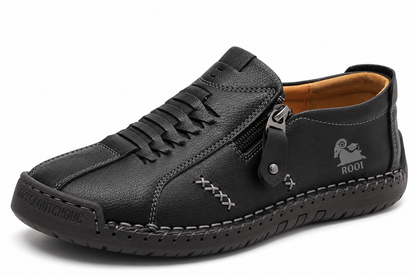 Last day 70% off 🔥-Women's Orthopedic Casual Leather Boots - Wide Toe, Arch Support, Waterproof, Pressure Relief for Everyday & Travel