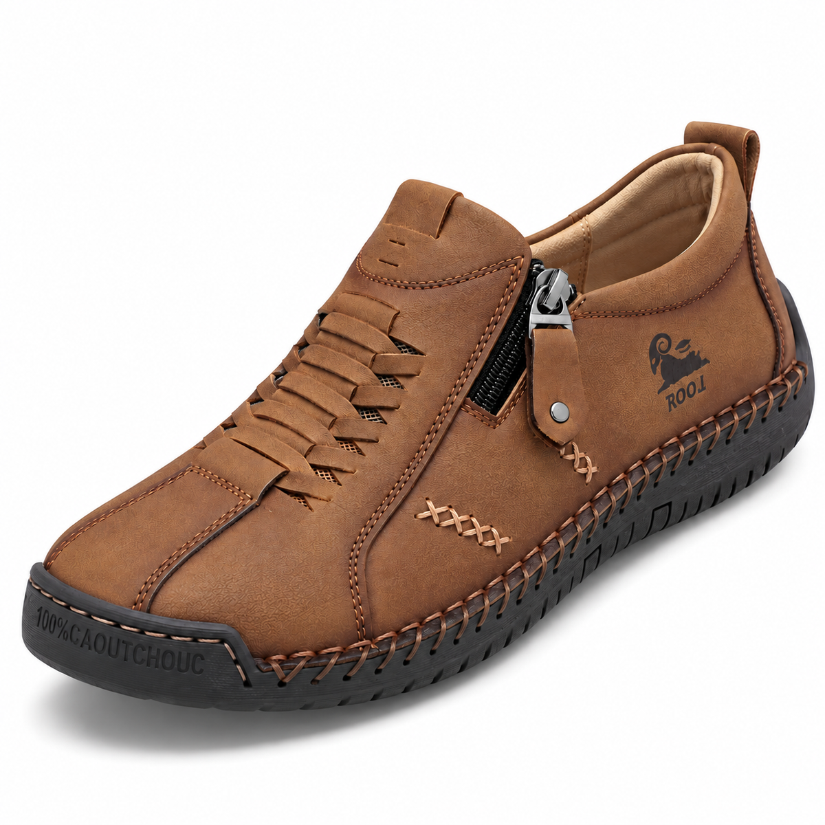 Last day 70% off 🔥-Women's Orthopedic Casual Leather Boots - Wide Toe, Arch Support, Waterproof, Pressure Relief for Everyday & Travel