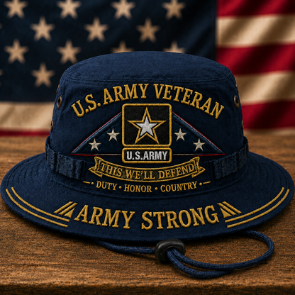 ⭐ U.S. Army Veteran This We’ll Defend Boonie Hat