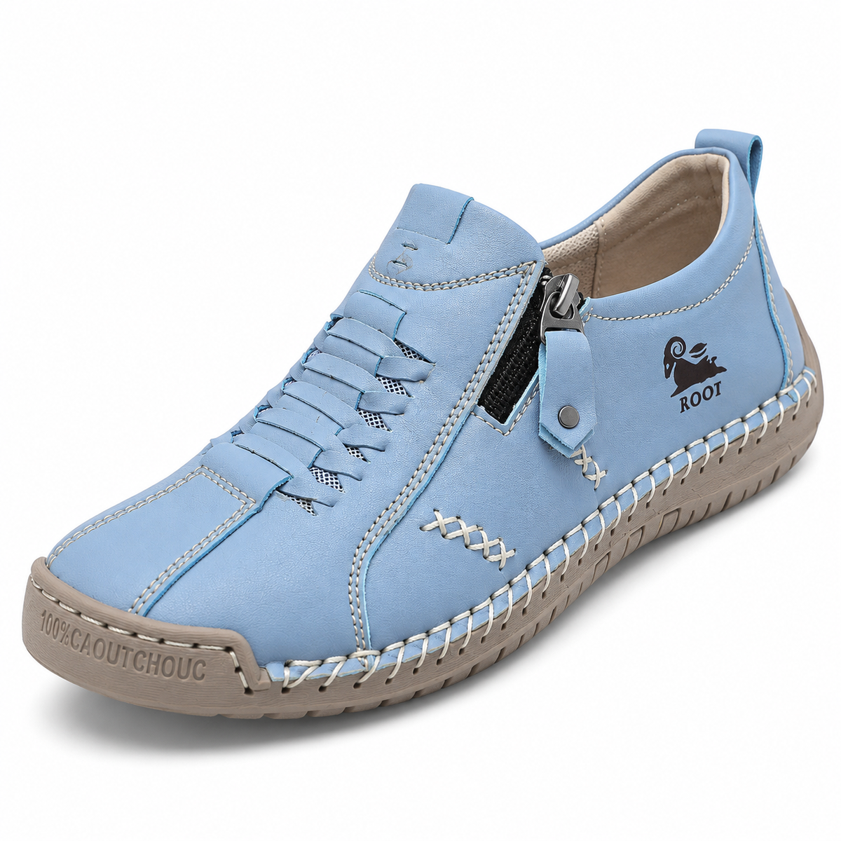 Last day 70% off 🔥-Women's Orthopedic Casual Leather Boots - Wide Toe, Arch Support, Waterproof, Pressure Relief for Everyday & Travel