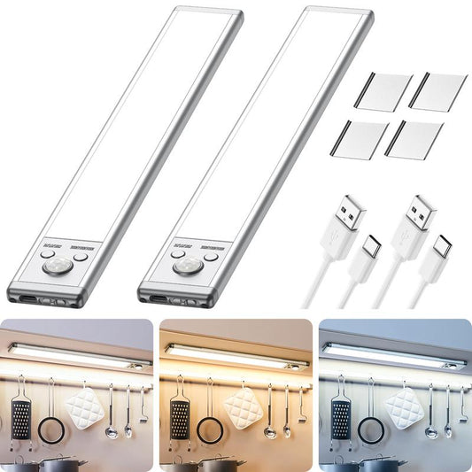 TAILEDEN Under Cabinet Lightsm,76LED Motion Sensor Night Light Indoor