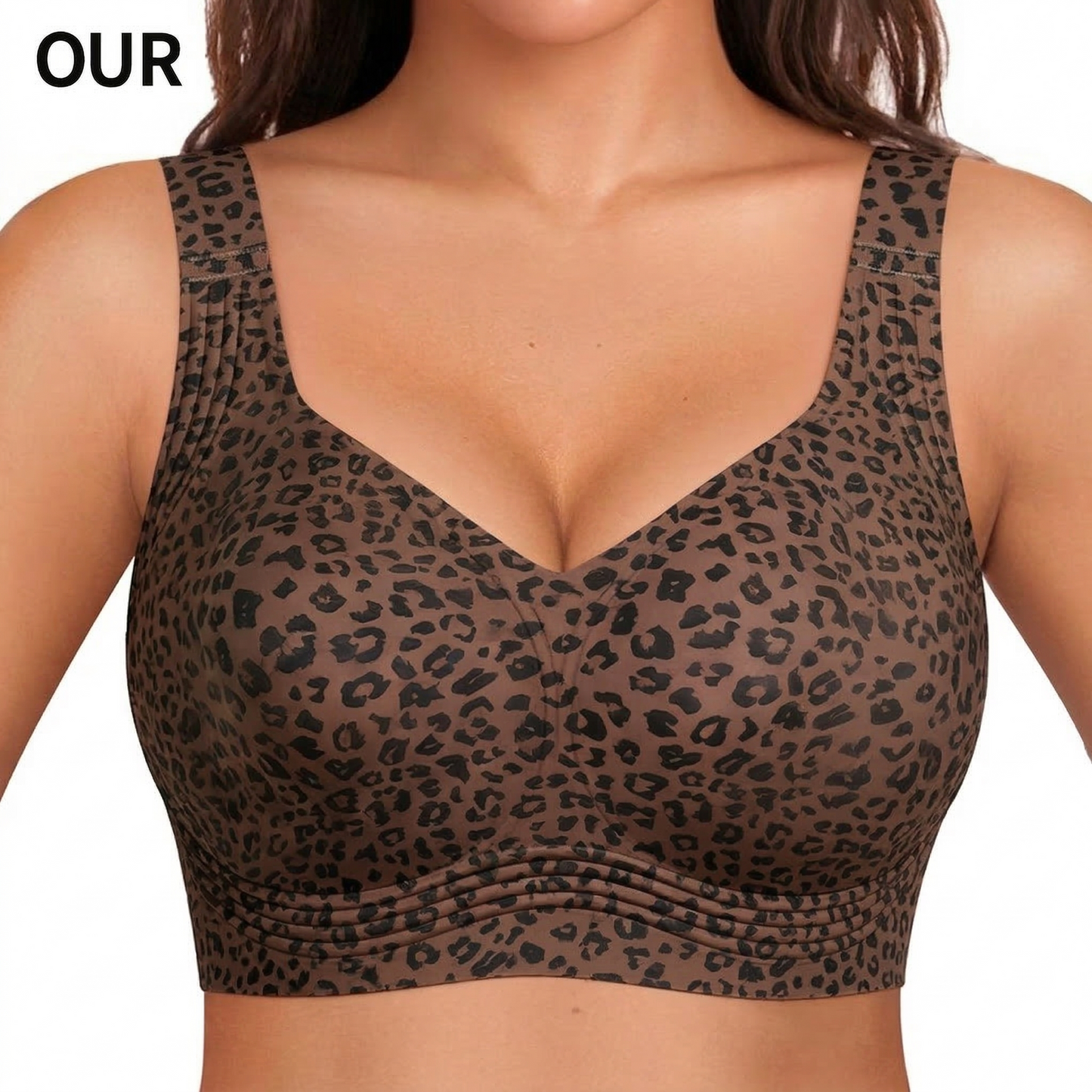 Full coverage wireless bra