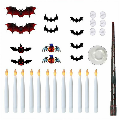 👻🎃Flameless Candles with Magic Wand Remote for Halloween Decor