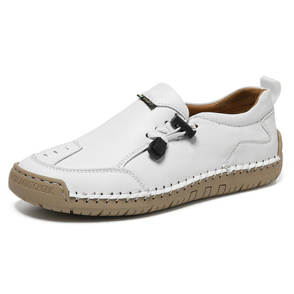 2026 Women's Comfortable Handmade Leather Loafers | Casual Slip-On Walking Shoes (buy 2 free shipping)