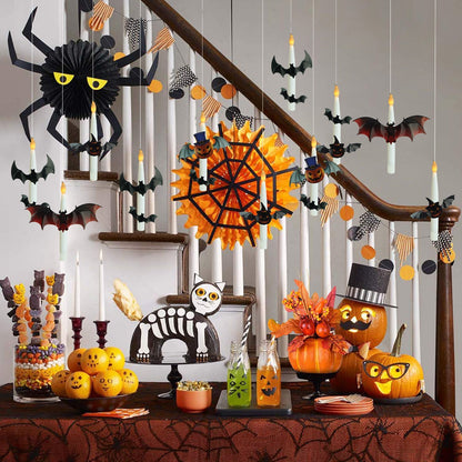 👻🎃Flameless Candles with Magic Wand Remote for Halloween Decor
