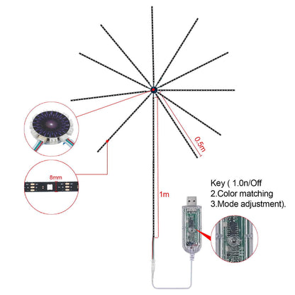 🎁Last Day 49% OFF - 💡WiFi Bluetooth Smart Fireworks Led Light
