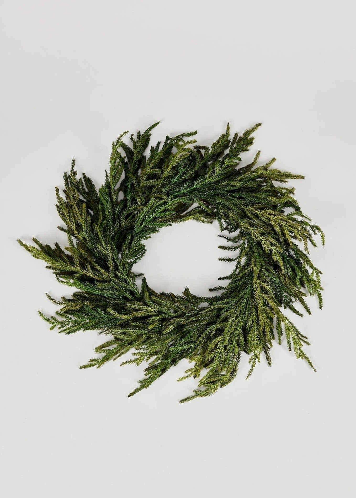 Afloral Real Touch Norfolk Pine Wreath - 24"