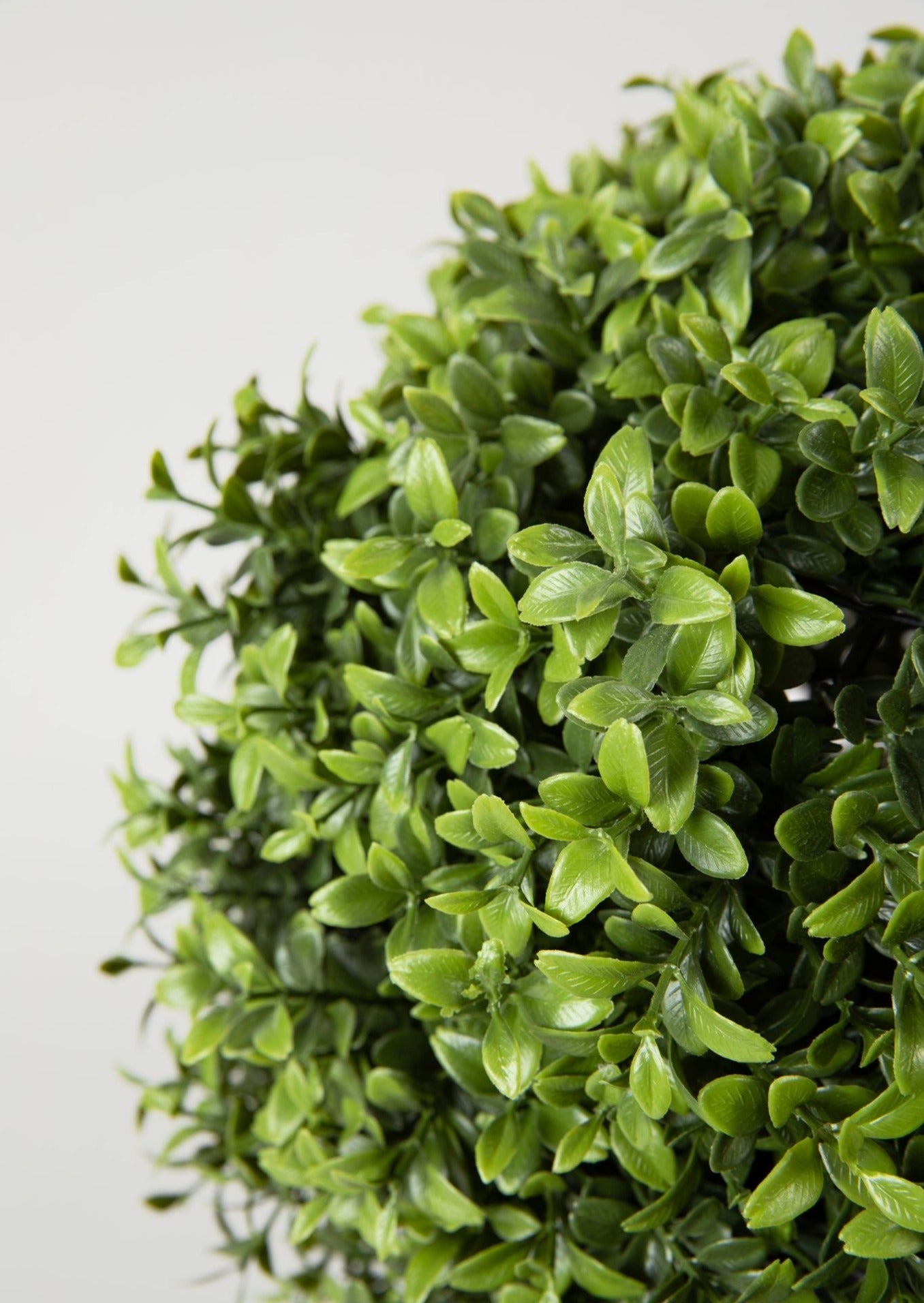 UV Treated Outdoor Boxwood Topiary Fake Plant in Pot - 22"