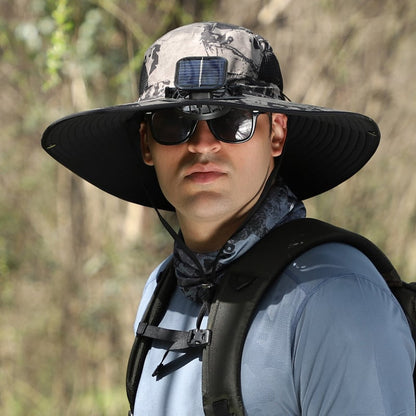 🔥Father's Day Sale 49% OFF - 2025 New Solar Fan Outdoor Fishing Hat