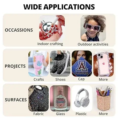💎 DIY Crystal Bedazzle Rhinestone Art Kit